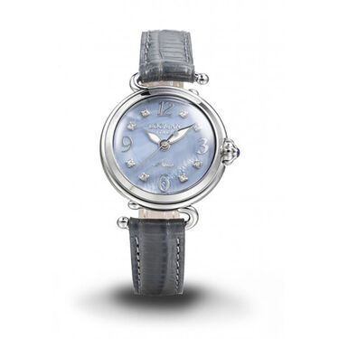 Locman Italy Damenuhr Amo mit 8 Diamanten ca. 0,15 ct. Quarz aus Titanium / Stahl Ref. 0701A