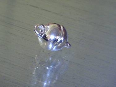 Kugel - Magnetverschlu 925 Silber 6 mm