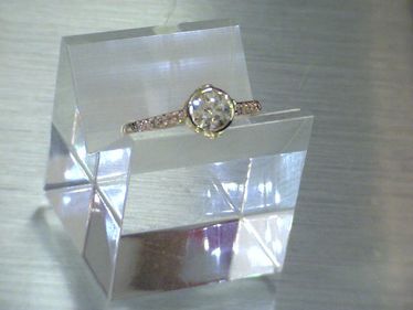 Ring mit Brillanten und Diamanten ca. 0,92 ct. aus 750 Rosegold Größe 53