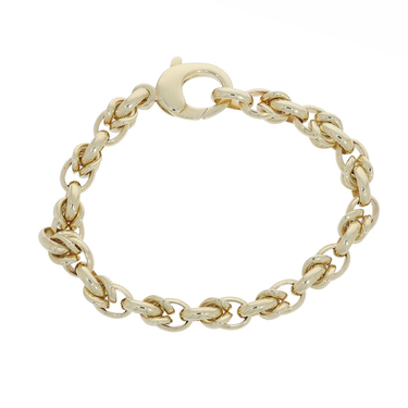 Armkette aus 585 Gelbgold 21,5 cm