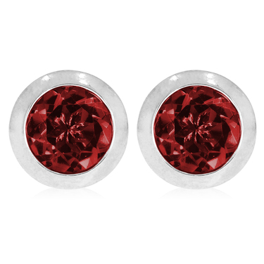 XEN Solitr-Ohrstecker mit Granat ca. 2 ct.