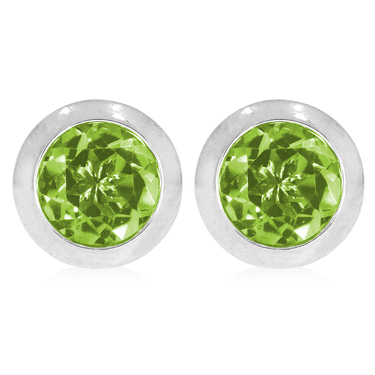 XEN Solitr-Ohrstecker mit Peridot ca. 1,84 ct.