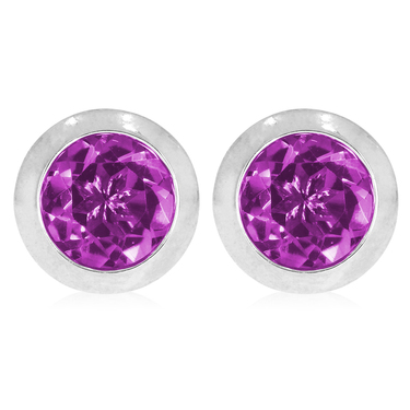 XEN Solitr-Ohrstecker mit Amethyst ca. 1,54 ct.