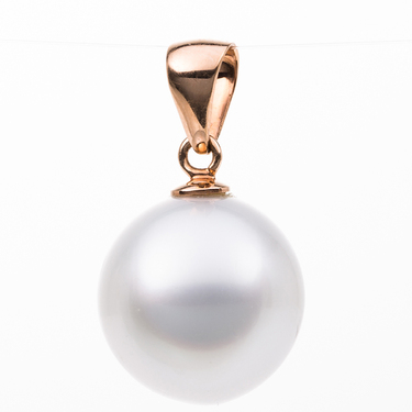 XEN Anhnger mit Sdseeperle aus 750 Rosegold mit Zertifikat