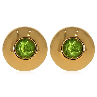 XEN Ohrstecker mit Peridot ca. 0,6 ct. vergoldet