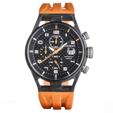 Locman Italy Montecristo Chrono Carbon orange Ref. 0545