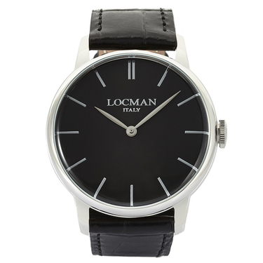 Locman Italy Herrenuhr Modell 1960 schwarz Ref. 0251