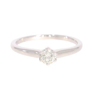 LUXORA Solitr Ring mit Brillant ca. 0,30 ct. 585 Weigold # 55