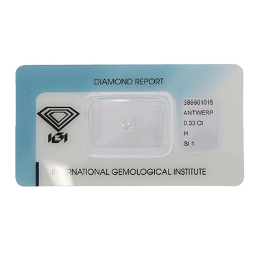 Brillant lose 0,33 ct. mit IGI Expertise