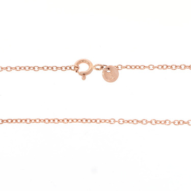 DoDo Kette aus 375 Rosegold 80 cm
