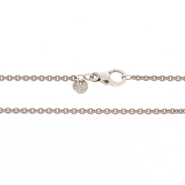 DoDo Kette sandfarben aus 925 Sterlingsilber 80 cm