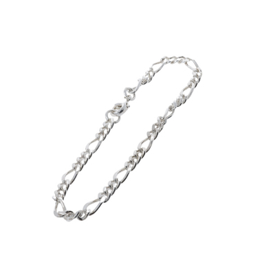 Luxxos Figaroarmband 4,70 mm aus 925 Sterling Silber 19 cm