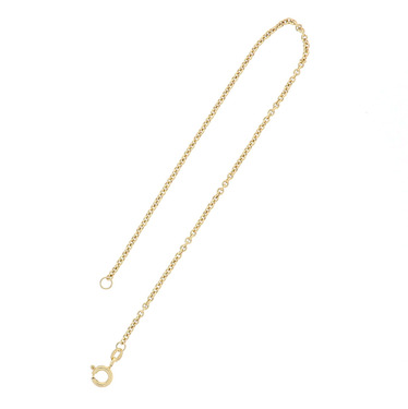 Luxxos Ankerarmband 2 mm aus 585 Gelbgold 19 cm