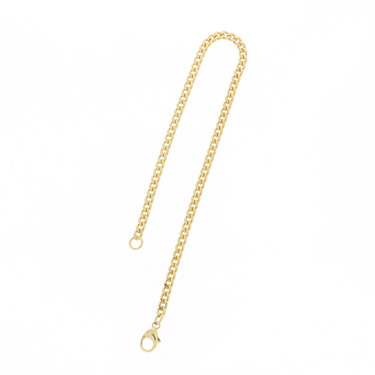 Luxxos Panzerarmband 3,5 mm aus 585 Gelbgold 19 cm