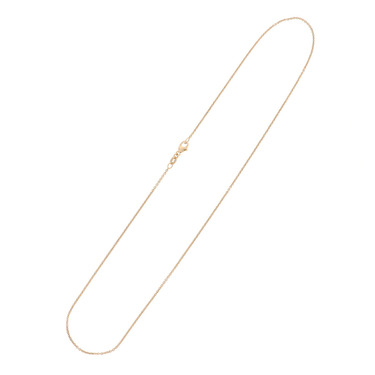 Luxxos Ankerkette 1,3 mm aus 750 Gelbgold 45 cm