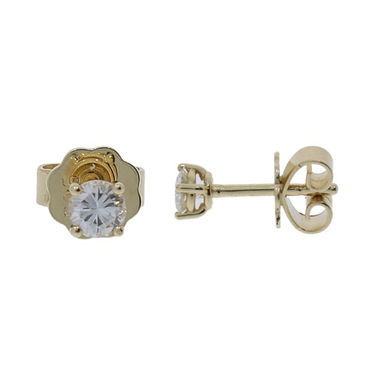 LUXORA Solitrohrstecker mit Brillanten 0,29 ct. aus 585 Gelbgold