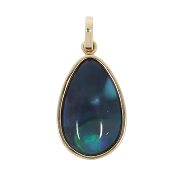 LUXORA Anhnger mit Opal 5,09 ct. aus 750 Gelbgold