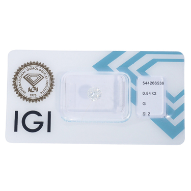 Brillant lose 0,84 ct. mit IGI Expertise