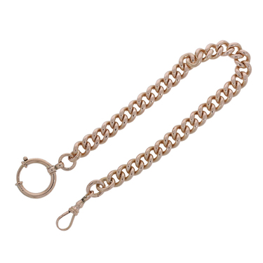 Uhrenkette aus 585 Rotgold 27 cm