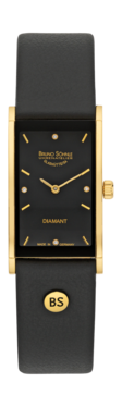 BRUNO SHNLE Thalia III Damenuhr mit 4 Brillanten 0,02 ct. Ref. 17-33099-791 mit Zertifikat