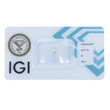 Brillant lose 0,57 ct. mit IGI Expertise