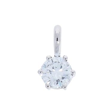 LUXORA Solitranhnger mit Brillant 0,31 ct. aus 585 Weigold