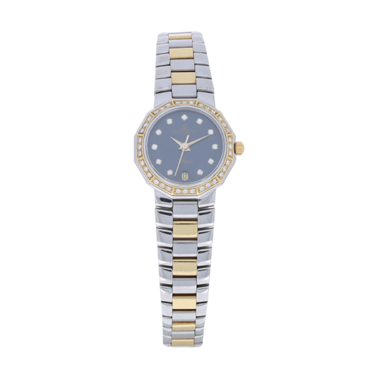Baume + Mercier Damenarmbanduhr Riviera Quarz Stahl / Gold