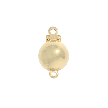 Kugelschliee aus 585 Gelbgold 8 mm