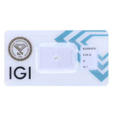 Brillant lose 0,25 ct. mit IGI Expertise