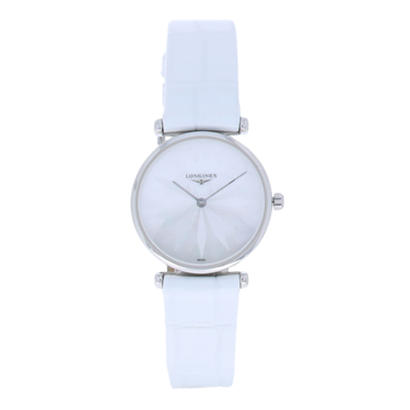 Longines Damenuhr La Grande Classique Quarz mit Lederband L4.209.4.05.2