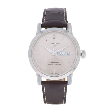 Longines Herrenuhr Heritage 1832 Collection Automatik mit Lederband L4.827.4.92.2