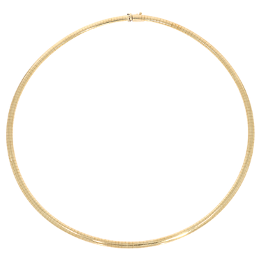 Halsreif 3,9 mm aus 585 Gelbgold 43 cm