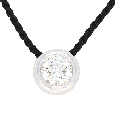 LUXORA Anhnger mit Brillant 0,23 ct. aus 750 Weigold