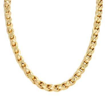 Doppelankerkette 8 mm aus 750 Gelbgold 45,5 cm