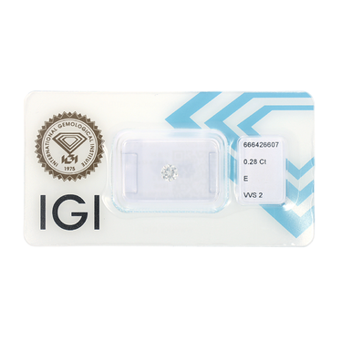 Brillant lose 0,28 ct. mit IGI Expertise