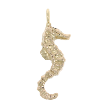 Anhnger Motiv Seepferdchen aus 585 Gelbgold