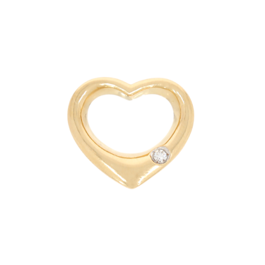 CHRIST Anhnger Motiv Herz mit Diamant ca. 0,01 ct. aus 750 Gelbgold