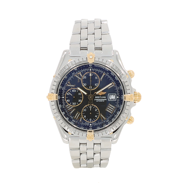 Breitling Herrenarmbanduhr Crosswind Chronograph B 13055 Automatik aus Stahl / 750 Gold
