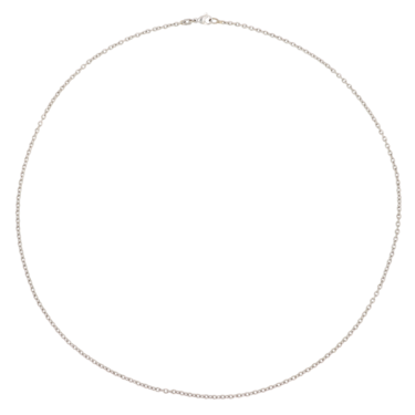 Ankerkette 2,1 mm aus 950 Platin 53 cm