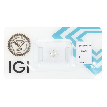 Brillant lose 1,03 ct. mit IGI Expertise
