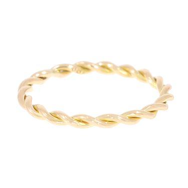 LUXORA Kordelring aus 750 Gelbgold # 55