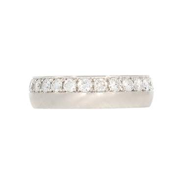 LUXORA Memoryring mit 25 Brillanten 1,50 ct. aus 585 Weigold # 60