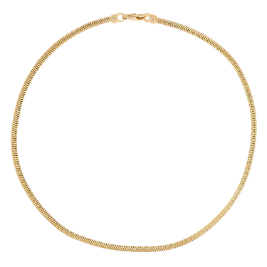 Schlangenkette 3,1 mm aus 750 Gelbgold 42,5 cm