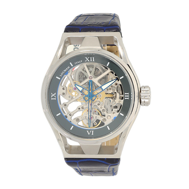 Locman Italy Montecristo Skeleton Herrenuhr Automatik Titan / Stahl 0538A20S-00ANSKPB