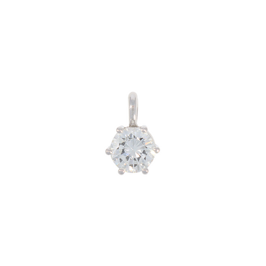 LUXORA Anhänger mit Brillant 0,81 ct. aus 750 Weißgold mit IGI Expertise