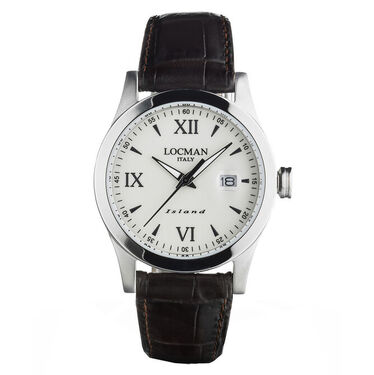 Locman Italy Herrenuhr Island Quarz aus Titanium / Stahl Ref. 0614A05