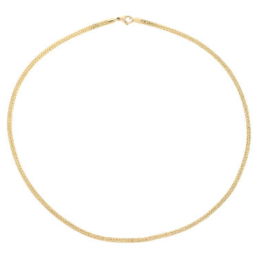 Strickkette 2,8 mm aus 750 Gelbgold 46,5 cm