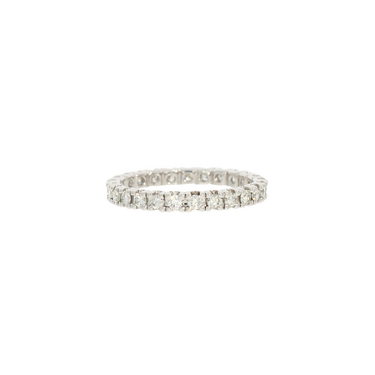 LUXORA Memoryring mit 25 Brillanten 0,86 ct. aus 585 Weißgold # 56