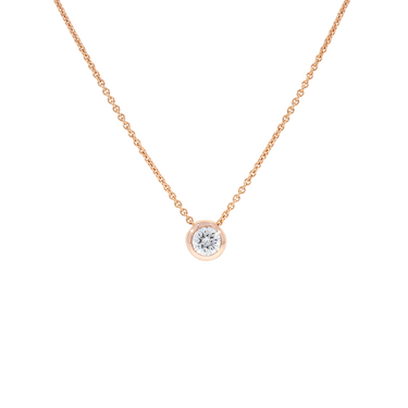 LUXORA Ankerkette mit Anhänger Brillant 0,31 ct. aus 585 Rotgold