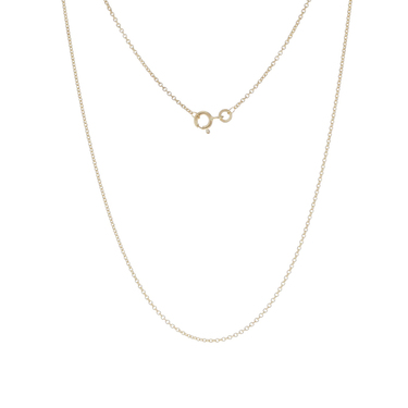 Luxxos Ankerkette rund 1,1 mm aus 585 Gelbgold 40 cm